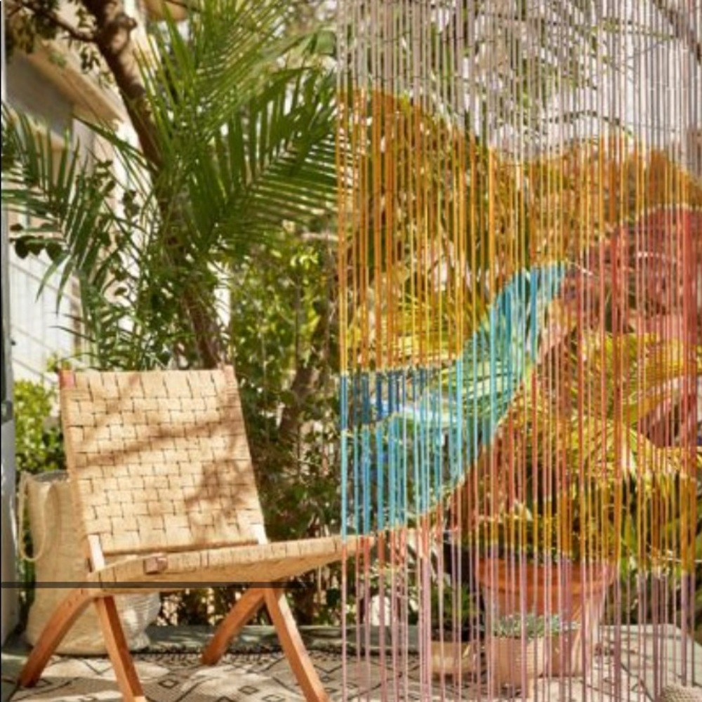 Landscape Bamboo Beaded Curtain - Urban Outfitters